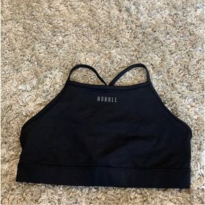 NOBULL PLUSH HEATHER HIGH NECK SPORTS BRA NWT NEVER WORN XL size make a offer
